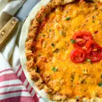 Tomato Pie with Pimento Cheese