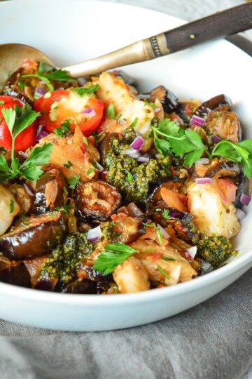 cod with eggplant 04