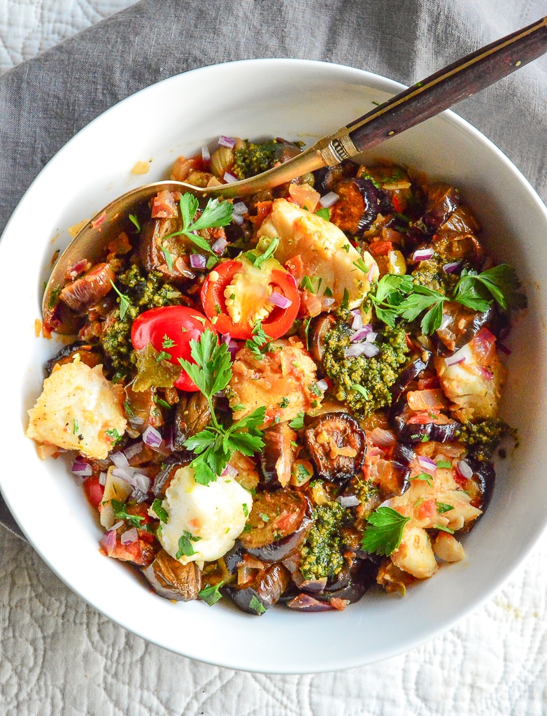 Fish Stew with Eggplant