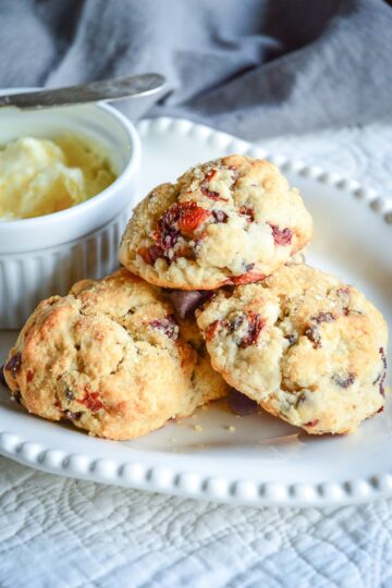 chocolate cherry scones 08