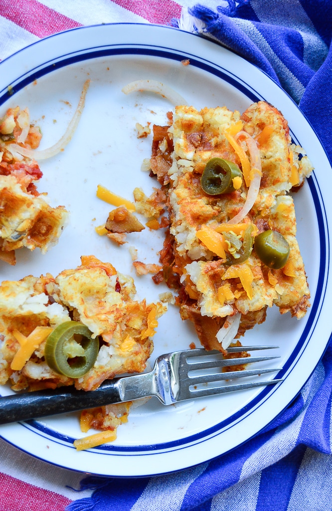 tater tot breakfast sandwich