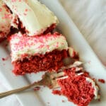 red velvet sheet cake