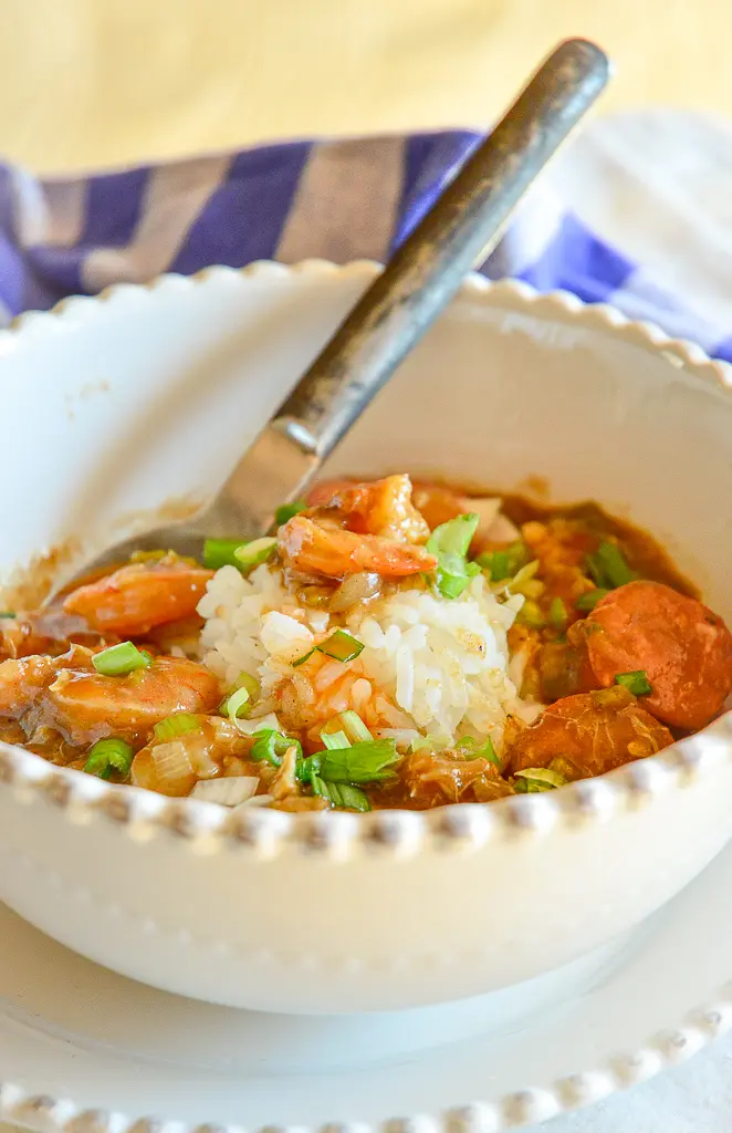 shrimp and sausage gumbo