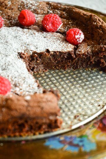Flourless Passover Raspberry Cake 07