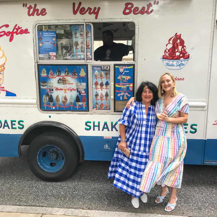 zoe and me and the Mr. Softee truck