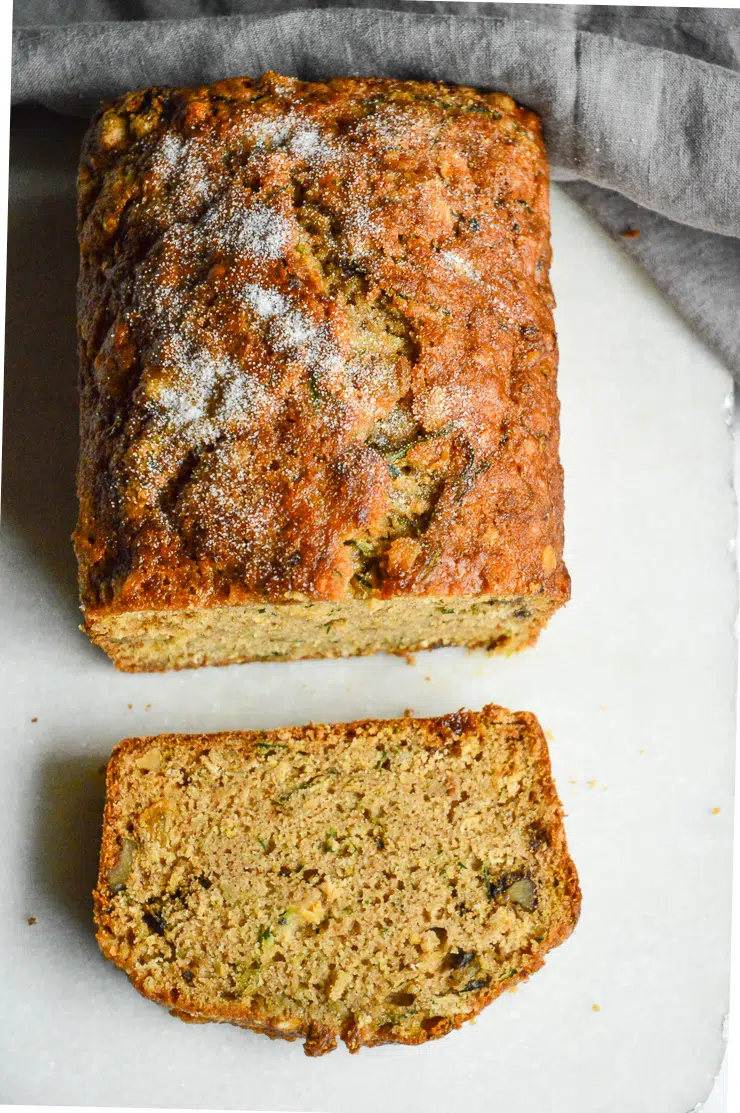 Zucchini Bread With Walnuts and Raisins