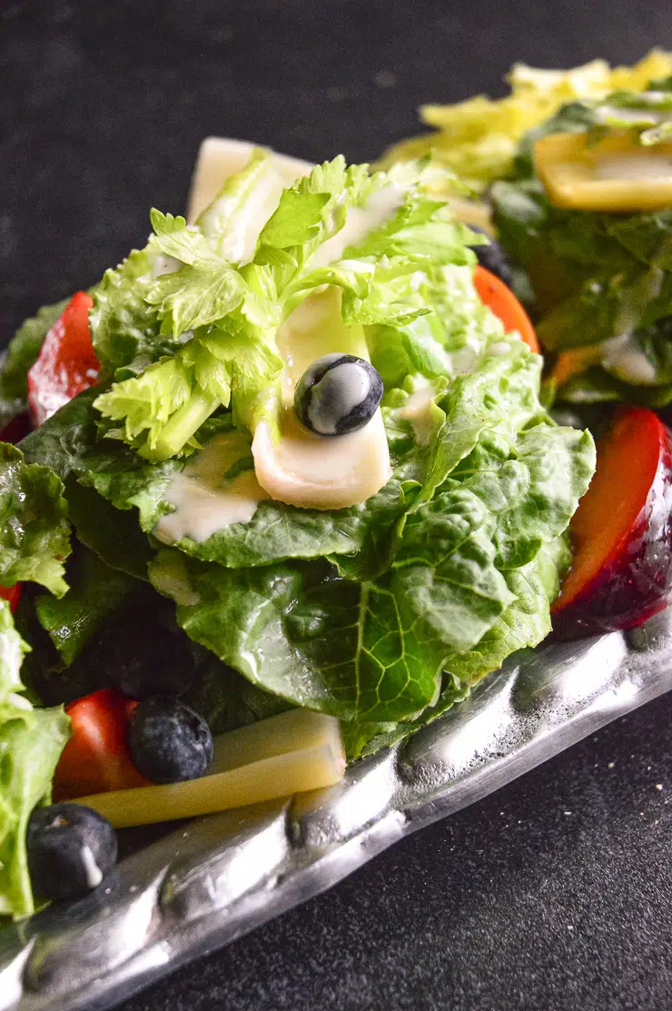 Salad with Tahini Dressing