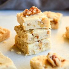 Maple Syrup Fudge Recipe with Toasted Walnuts