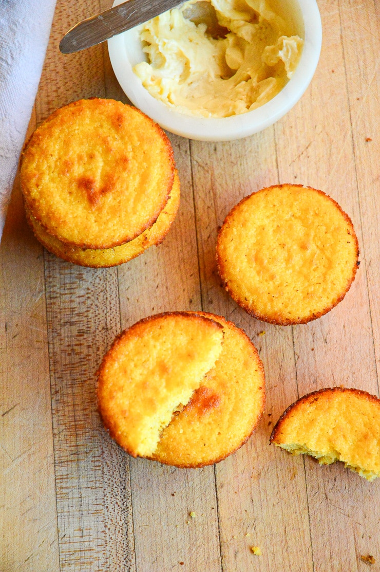 Gluten Free Buttermilk Cornbread Muffins