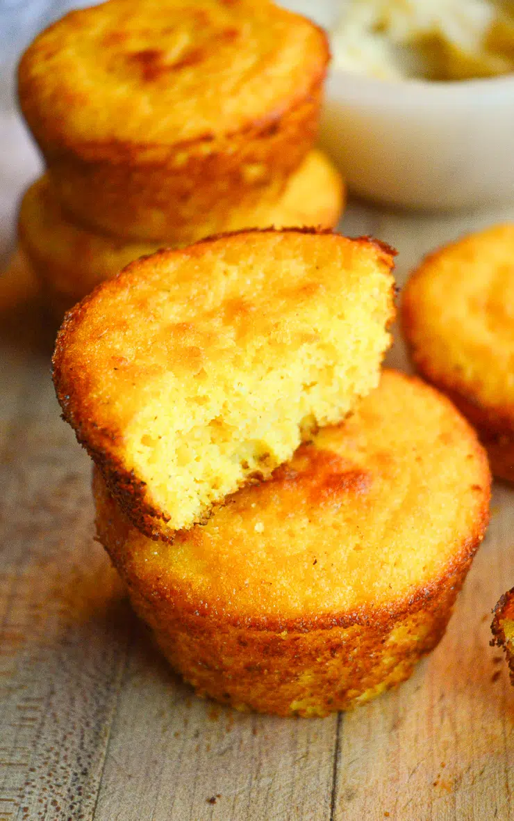 Cornbread Muffins Interior