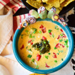 Chile Con Queso in cactus bowl