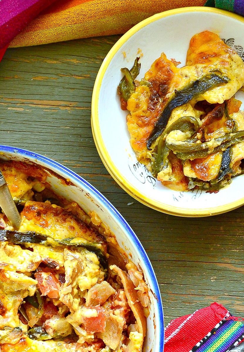 poblano casserole