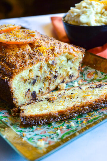 Orange poundcake with Chocolate Chunks 10 of 10