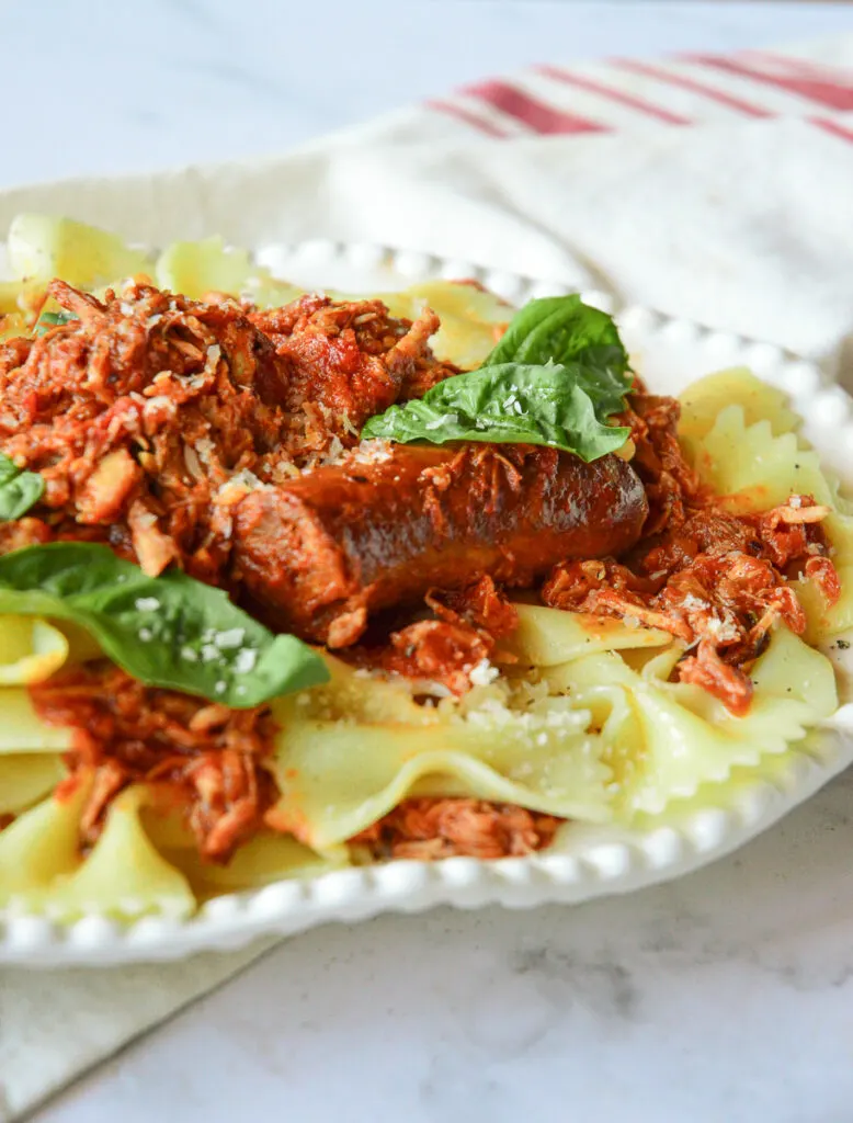 Pork Shoulder Ragu with Bowties