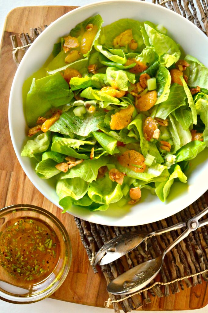 Green Salad with Mandarin Oranges