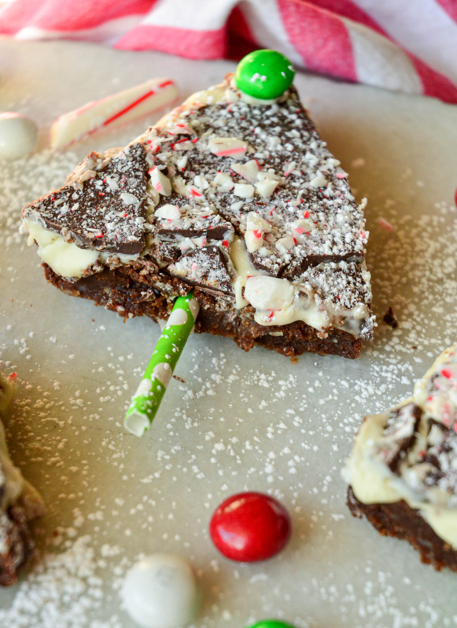 christmas tree brownies