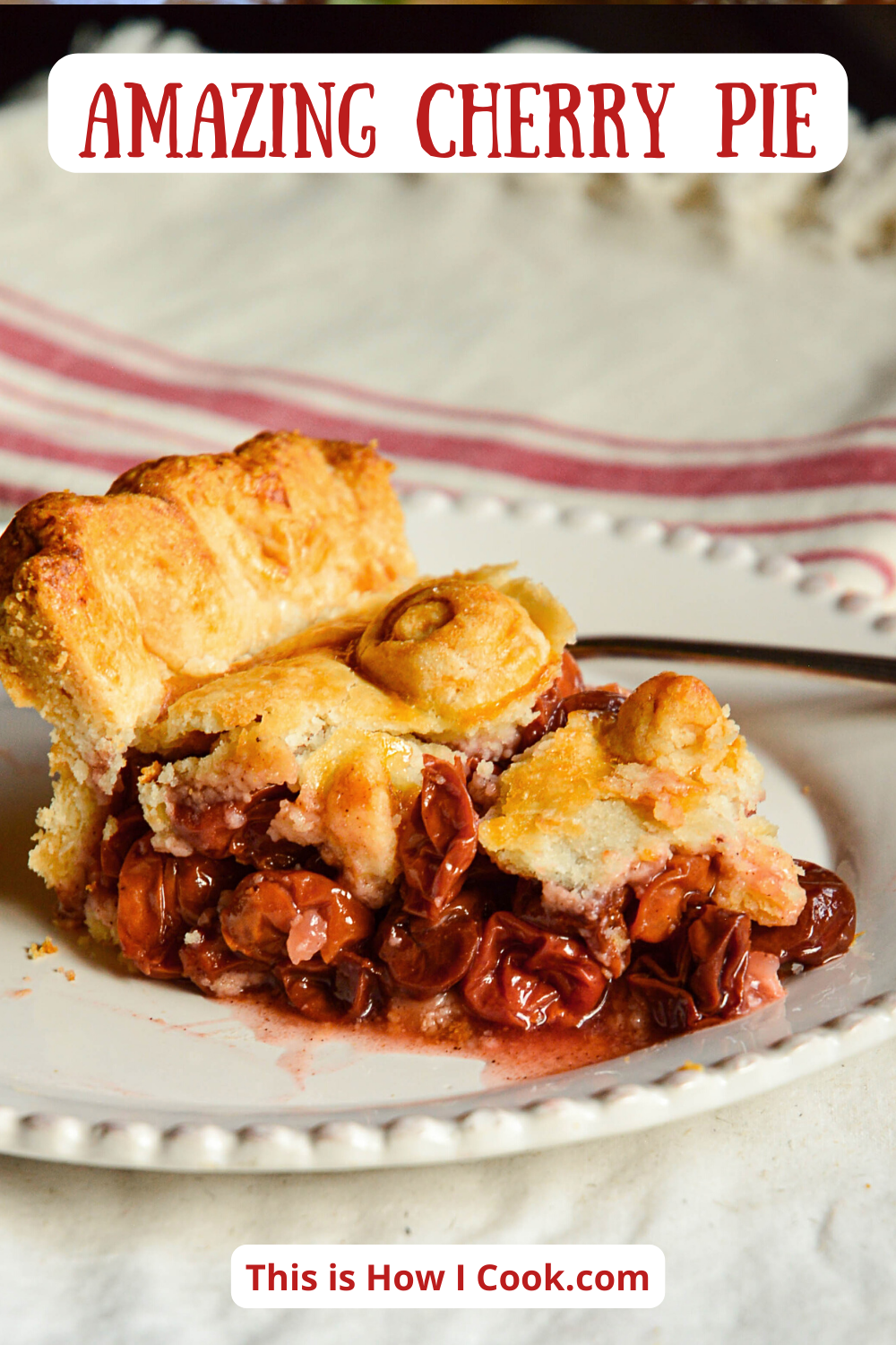 Homemade Cherry Pie Recipe with Frozen Cherries - This Is How I Cook