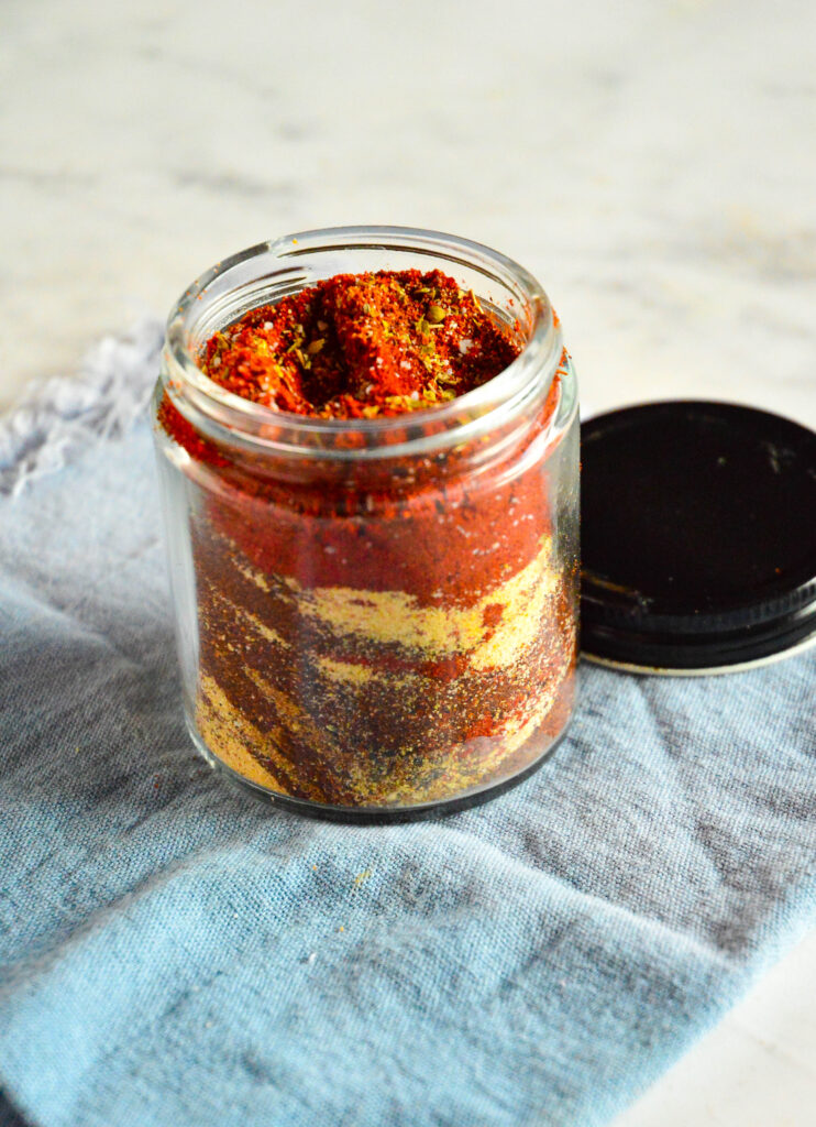 Homemade Chili Seasoning Mix in a Jar
