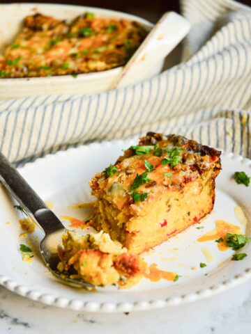 can you freeze spaghetti squash casserole in white oval dish and slice on plate