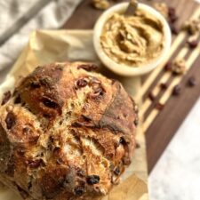 No-Knead Cranberry Walnut Bread Recipe