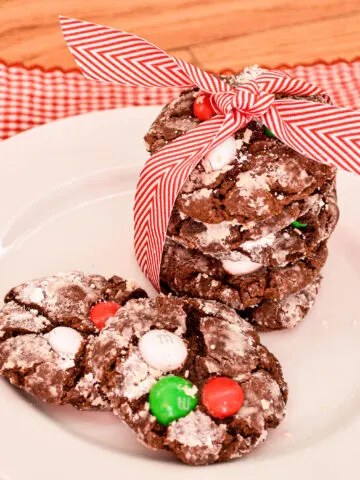 fudgy chocolate crinkles