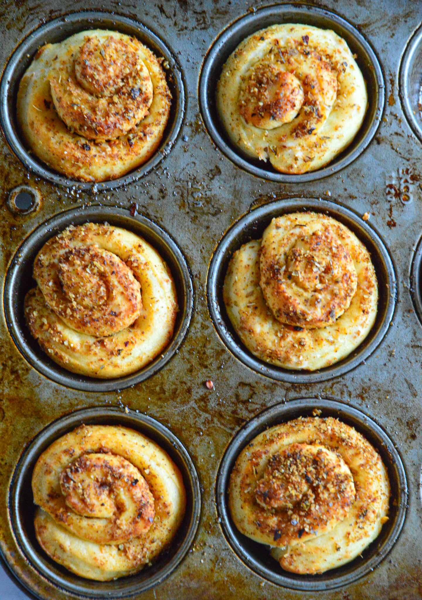 leftover pizza dough garlic rolls