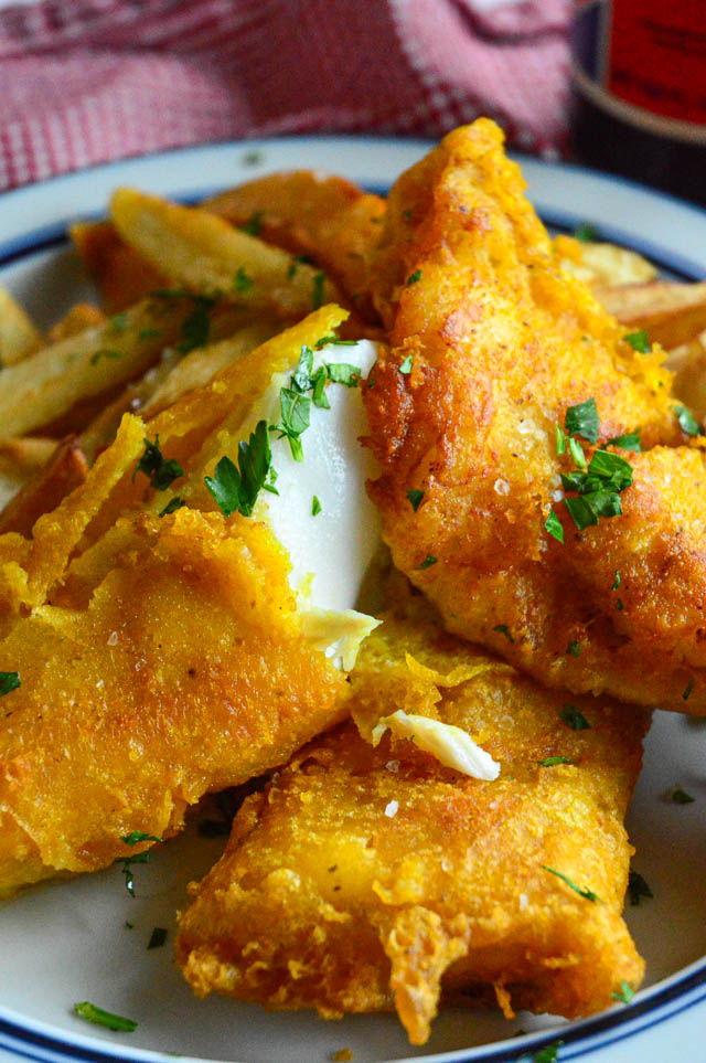fried cod fish recipes with french fries.