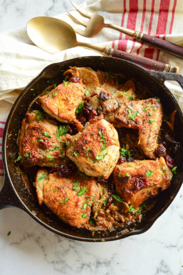 Chicken with cherries and potatoes 1 of 16