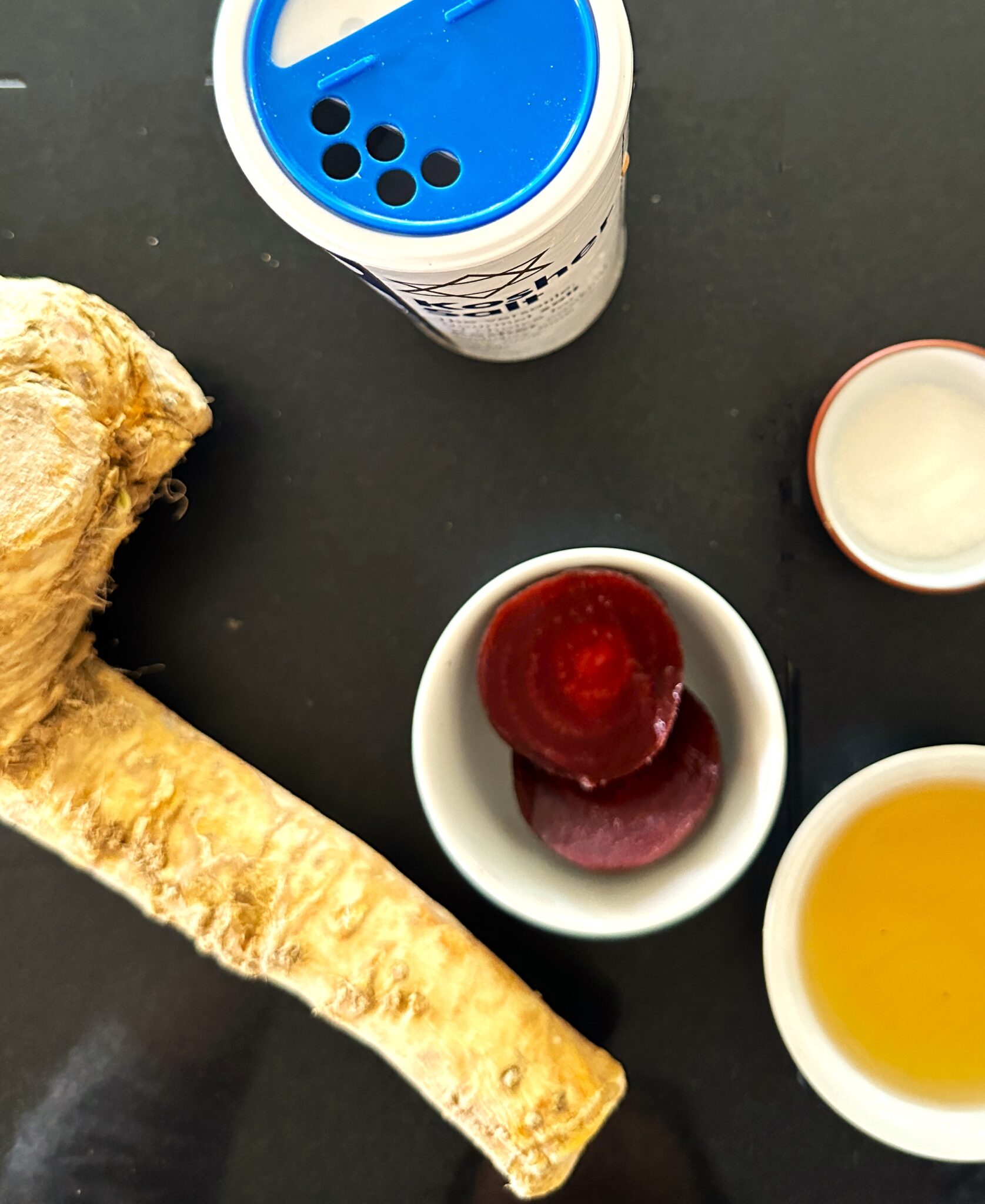 ingredients for hot horseradish recipe
