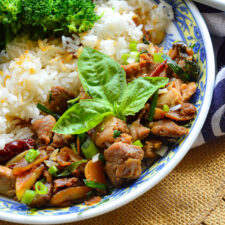 How To Make Easy Three Cup Chicken Recipe-San Bei Ji