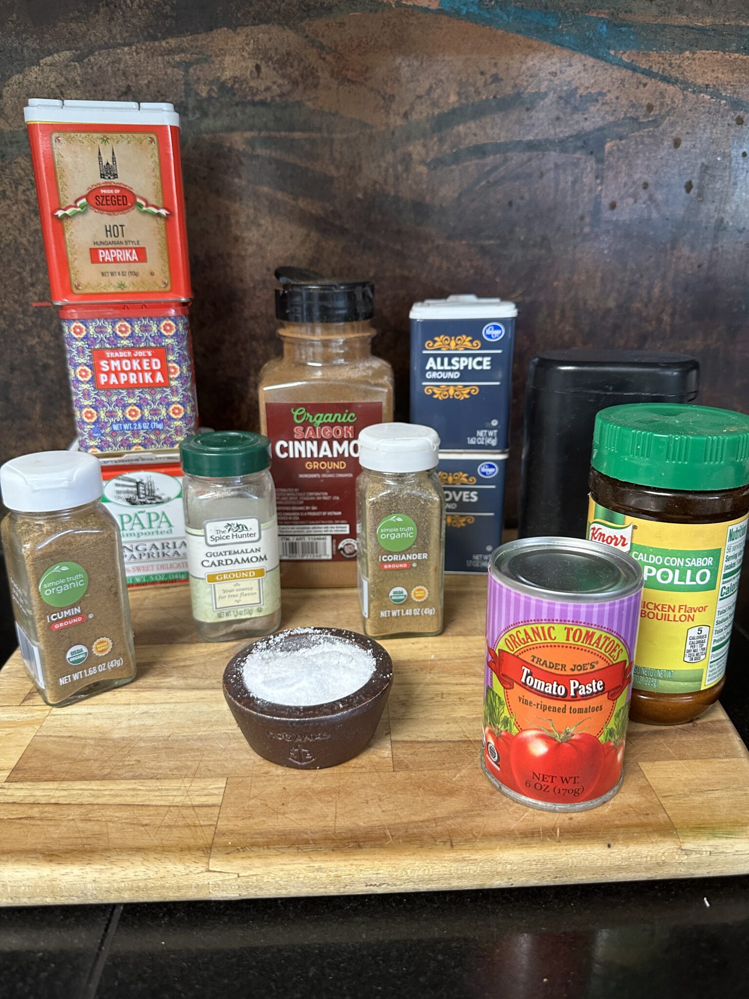 ingredients for baharat chicken meatballs