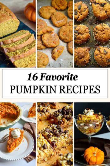 16 favorite Pumpkin recipes