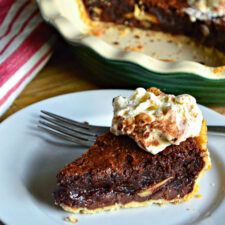 Easy Old Fashioned Best Chocolate Fudge Pie Recipe-image