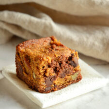 Easy Fudgy Pumpkin Brownies