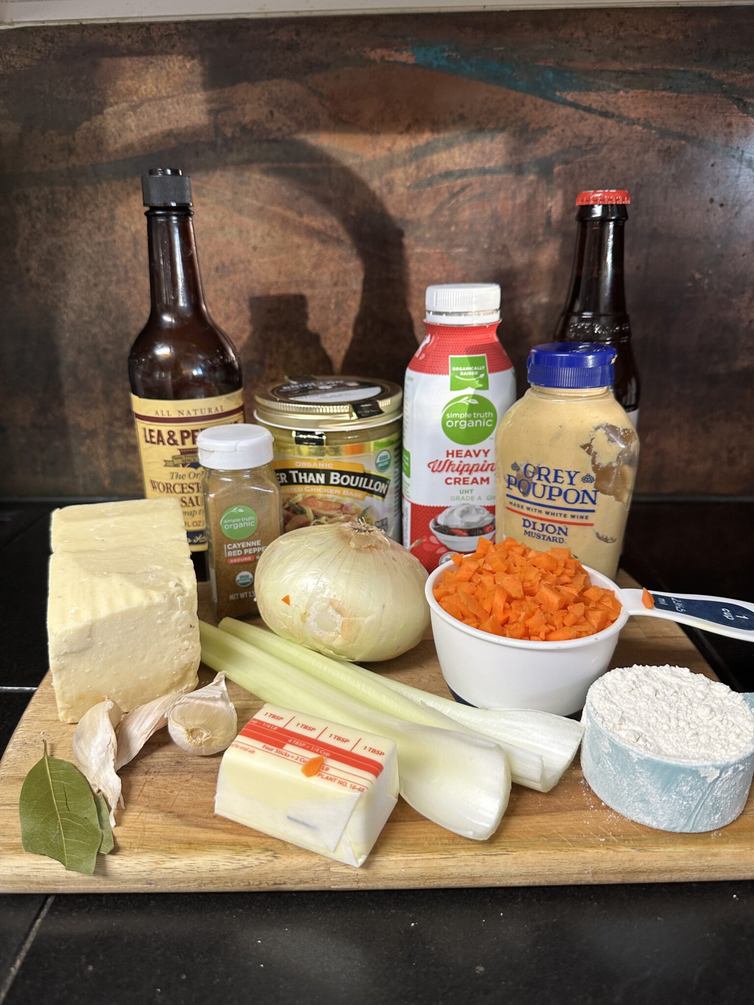 beer cheese soup ingredients
