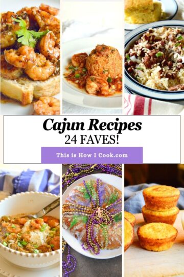 cajun recipes collage