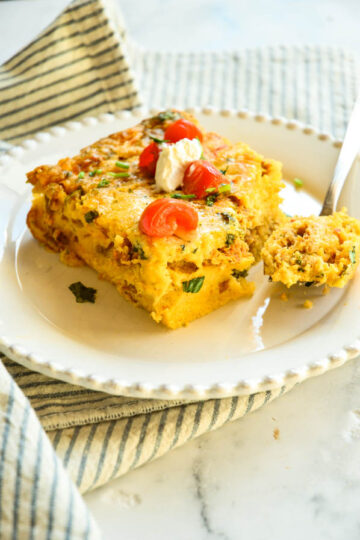 cornbread breakfast casserole