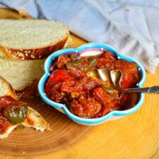 Easy Summer Matbucha Recipe