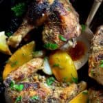 new york times chicken provencal in cast iron skillet