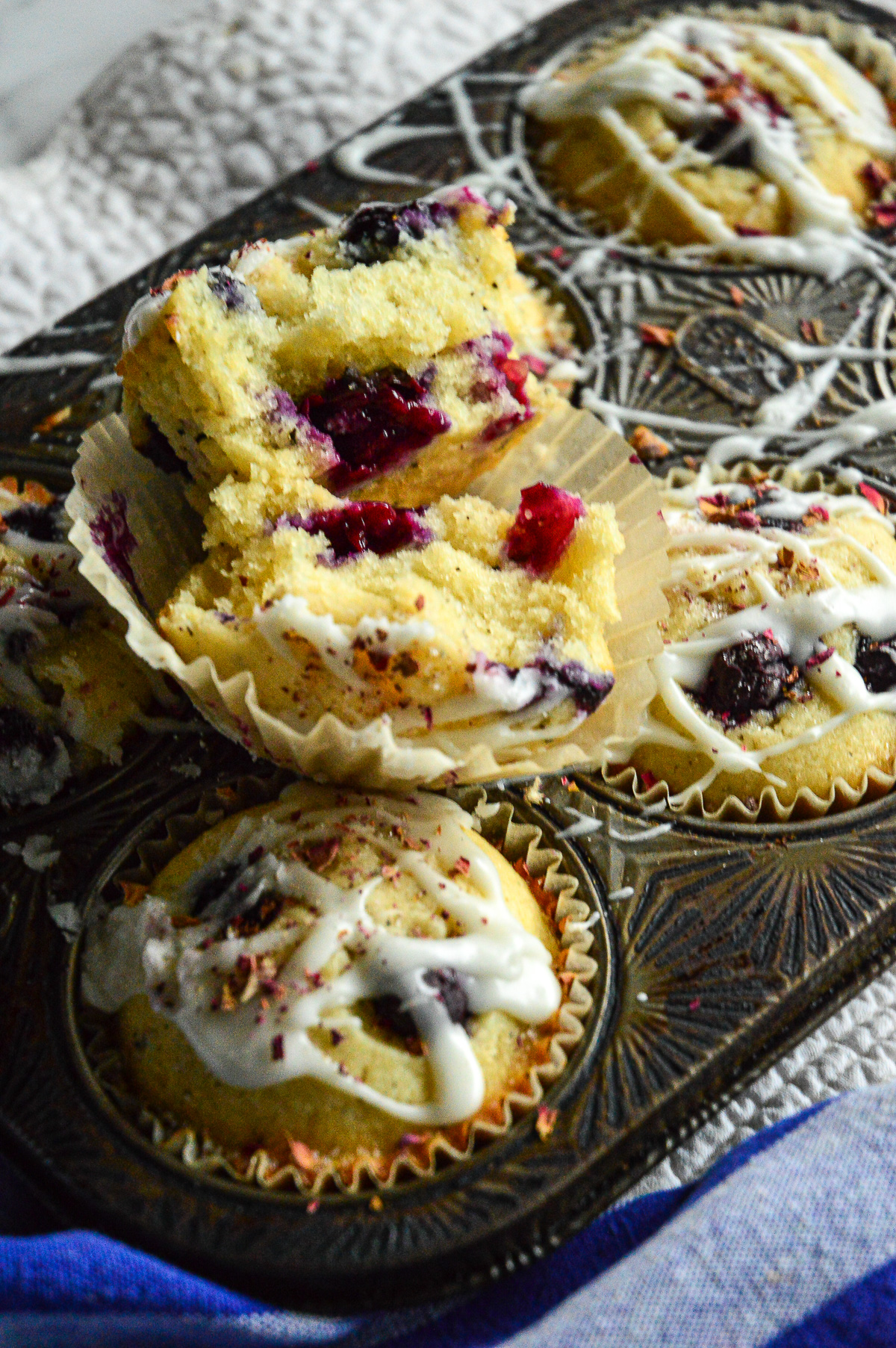 blueberry muffin interior