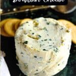 homemade boursin garlic herb cheese